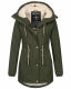 Navahoo Ireliaa Damen Winterjacke Olive Größe XL - Gr. 42