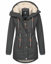 Navahoo Ireliaa Damen Winterjacke Anthrazit Größe S - Gr. 36
