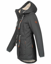 Navahoo Ireliaa Damen Winterjacke Anthrazit Größe S - Gr. 36
