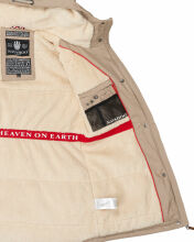 Navahoo Ireliaa Damen Winterjacke Beige Größe XL - Gr. 42