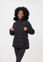Navahoo Lissandraa Damen Winter Steppjacke Schwarz Größe XS - Gr. 34