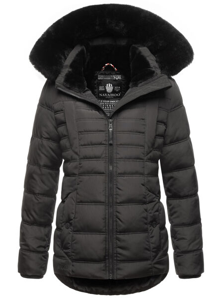 Navahoo Lissandraa Damen Winter Steppjacke Schwarz Größe S - Gr. 36