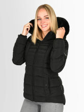 Navahoo Lissandraa Damen Winter Steppjacke Schwarz Größe S - Gr. 36