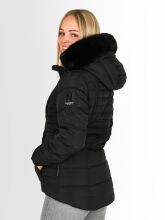 Navahoo Lissandraa Damen Winter Steppjacke Schwarz Größe L - Gr. 40