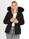 Navahoo Lissandraa Damen Winter Steppjacke Schwarz Größe L - Gr. 40