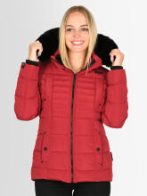 Navahoo Lissandraa Damen Winter Steppjacke Rot Größe XS - Gr. 34