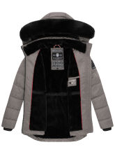 Navahoo Lissandraa Damen Winter Steppjacke Dunkelgrau Größe L - Gr. 40