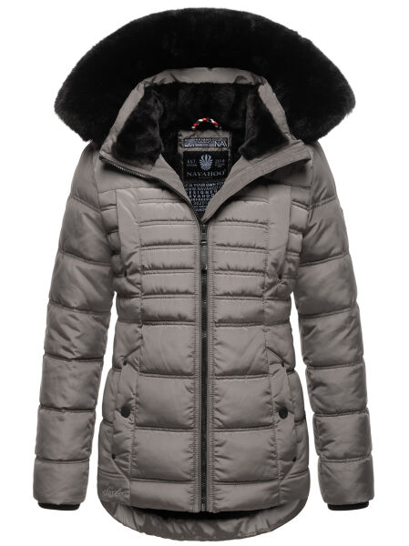 Navahoo Lissandraa Damen Winter Steppjacke Dunkelgrau Größe XL - Gr. 42