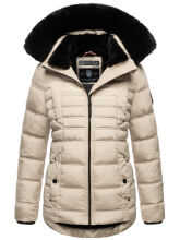 Navahoo Lissandraa Damen Winter Steppjacke Taupe Größe XS - Gr. 34