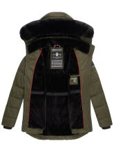 Navahoo Lissandraa Damen Winter Steppjacke Olive Größe S - Gr. 36