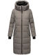 Marikoo Zuraraa XVI Damen lange Winterjacke B989 Grau Größe XS - Gr. 34