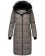 Marikoo Zuraraa XVI Damen lange Winterjacke B989 Grau Größe XL - Gr. 42