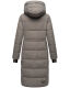 Marikoo Zuraraa XVI Damen lange Winterjacke B989 Grau Größe XL - Gr. 42