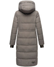 Marikoo Zuraraa XVI Damen lange Winterjacke B989 Grau Größe XXL - Gr. 44
