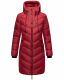 Marikoo Armasa lange Damen Winter Steppjacke Dark Red Größe XL - Gr. 42