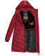 Marikoo Armasa lange Damen Winter Steppjacke Dark Red Größe XL - Gr. 42