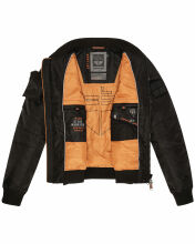 Stone Harbour Berkoo Herren Bomber Jacke Schwarz Größe S - Gr. S
