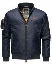 Stone Harbour Berkoo Herren Bomber Jacke Navy Größe XXXL - Gr. 3XL
