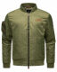 Stone Harbour Berkoo Herren Bomber Jacke Olive Größe S - Gr. S