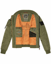 Stone Harbour Berkoo Herren Bomber Jacke Olive Größe XXL - Gr. 2XL