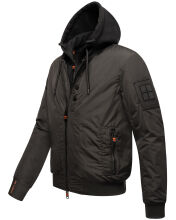 Stone Harbour Hoobo Herren Bomber Jacke Schwarz Größe S - Gr. S