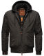 Stone Harbour Hoobo Herren Bomber Jacke Schwarz Größe S - Gr. S