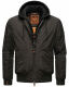 Stone Harbour Hoobo Herren Bomber Jacke Schwarz Größe M - Gr. M