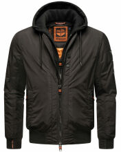 Stone Harbour Hoobo Herren Bomber Jacke Schwarz Größe XXL - Gr. 2XL
