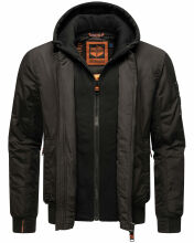 Stone Harbour Hoobo Herren Bomber Jacke Schwarz Größe XXXL - Gr. 3XL