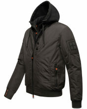 Stone Harbour Hoobo Herren Bomber Jacke Schwarz Größe XXXL - Gr. 3XL