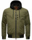 Stone Harbour Hoobo Herren Bomber Jacke Gruen Größe S - Gr. S