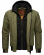 Stone Harbour Hoobo Herren Bomber Jacke Gruen Größe XL - Gr. XL