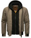 Stone Harbour Hoobo Herren Bomber Jacke Braun Größe L - Gr. L