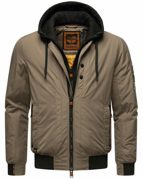 Stone Harbour Hoobo Herren Bomber Jacke Braun Größe XXL - Gr. 2XL