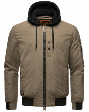 Stone Harbour Hoobo Herren Bomber Jacke Braun Größe XXL - Gr. 2XL