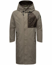 Stone Harbour Zafaar leichte Herren Regenjacke Braun Größe S - Gr. S