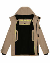 Stone Harbour Zanjaar Herren Übergangs Jacke Sand Beige Größe M - Gr. M