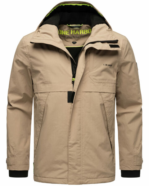 Stone Harbour Zanjaar Herren Übergangs Jacke Sand Beige Größe XL - Gr. XL