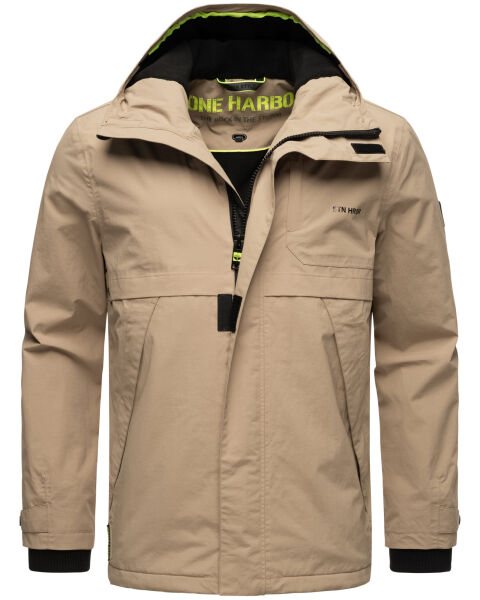 Stone Harbour Zanjaar Herren Übergangs Jacke Sand Beige Größe XXL - Gr. 2XL