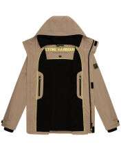 Stone Harbour Zanjaar Herren Übergangs Jacke Sand Beige Größe XXL - Gr. 2XL