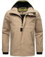 Stone Harbour Zanjaar Herren Übergangs Jacke Sand Beige Größe XXL - Gr. 2XL