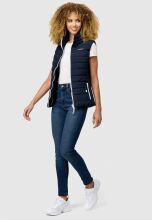 Marikoo Reimii leichte Damen Stepp Weste Navy Größe 3XL - Gr. 46