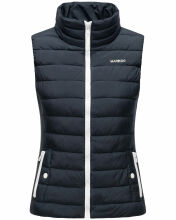 Marikoo Reimii leichte Damen Stepp Weste Navy Größe 3XL - Gr. 46