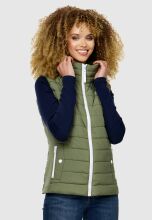 Marikoo Reimii leichte Damen Stepp Weste Olive Größe XXL - Gr. 44