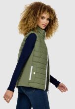 Marikoo Reimii leichte Damen Stepp Weste Olive Größe XXL - Gr. 44