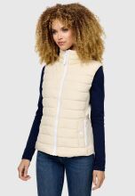 Marikoo Reimii leichte Damen Stepp Weste Cream Größe XL - Gr. 42