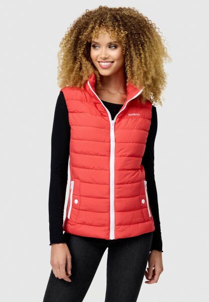 Marikoo Reimii leichte Damen Stepp Weste Coral Red Größe XS - Gr. 34