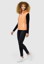 Marikoo Reimii leichte Damen Stepp Weste Apricot Sorbet Größe L - Gr. 40