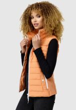 Marikoo Reimii leichte Damen Stepp Weste Apricot Sorbet Größe XL - Gr. 42