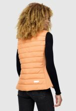 Marikoo Reimii leichte Damen Stepp Weste Apricot Sorbet Größe 3XL - Gr. 46